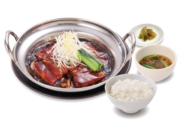 黒酢香る豚角煮セット(15時～)