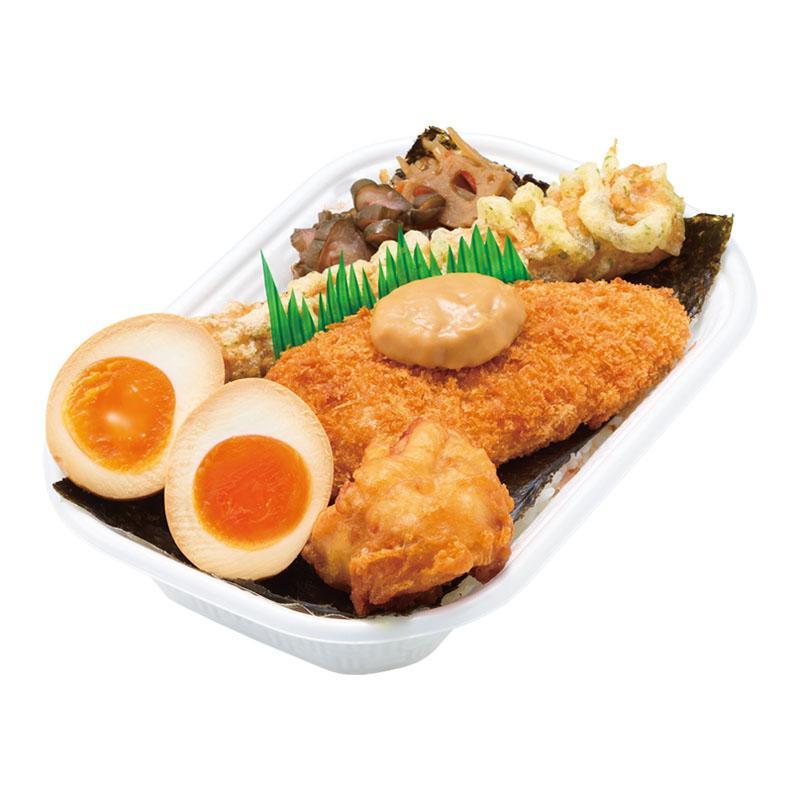 のり唐揚煮たまご弁当