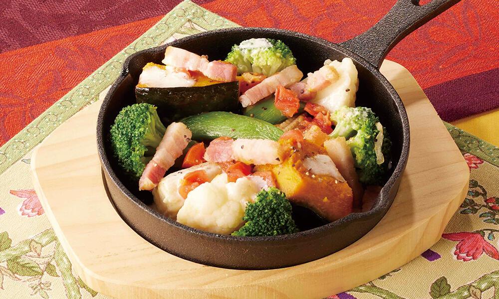 ランチ温野菜のシーザーサラダ