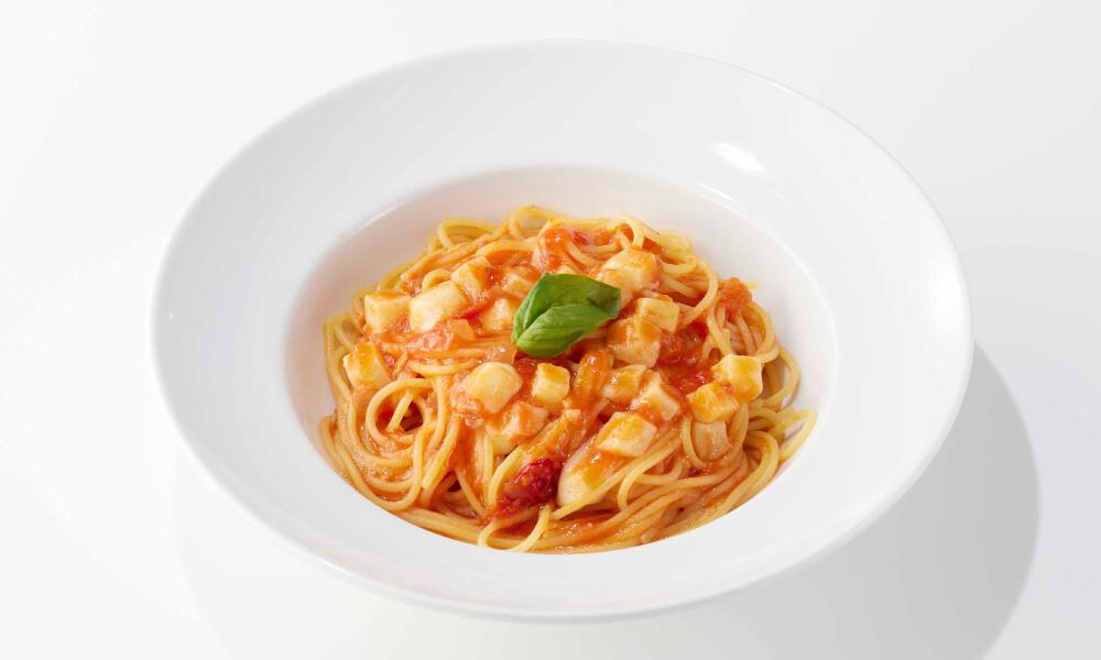 ミニ！フレッシュバジル＆モッツァレラトマトパスタ