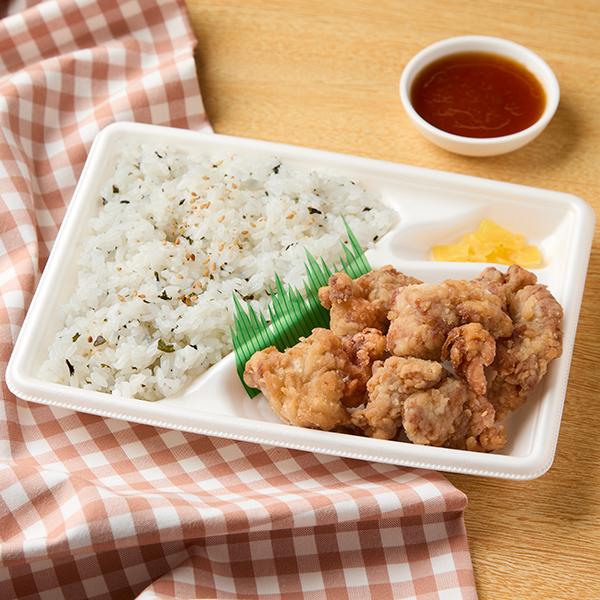 おろしタツタ弁当（わかめごはん）