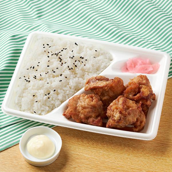 甘辛醤油たれでたべる唐揚弁当（マヨネーズ付）