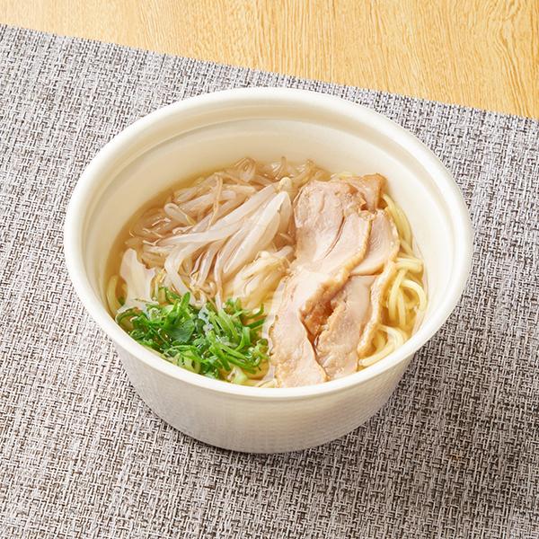 ゆず香る鶏だしスープのミニ塩ラーメン
