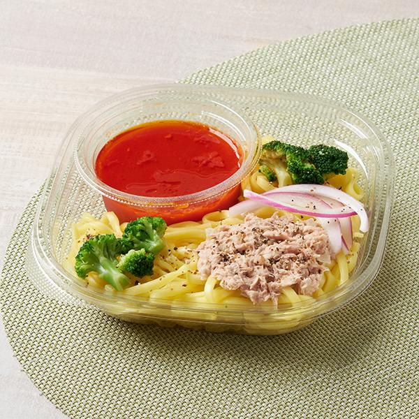 冷たい生パスタツナとトマト