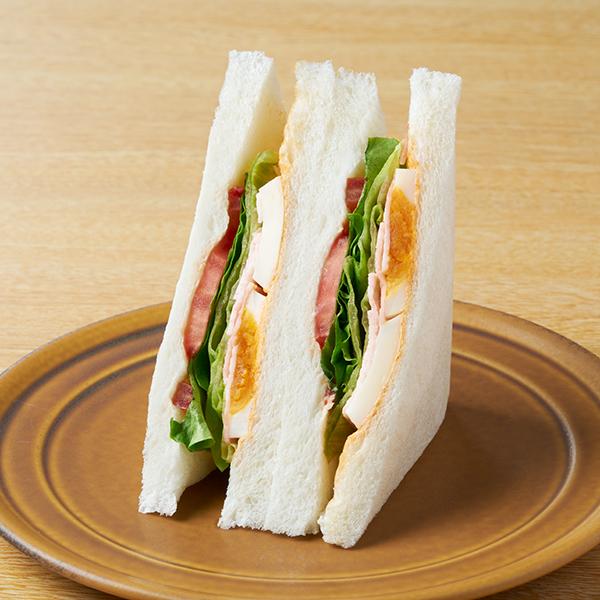 ベーコンレタストマトサンド