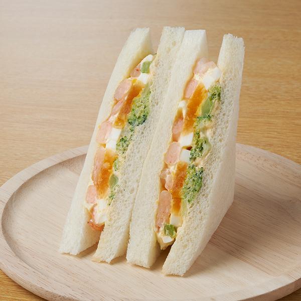 たまご&海老ブロッコリーサンド