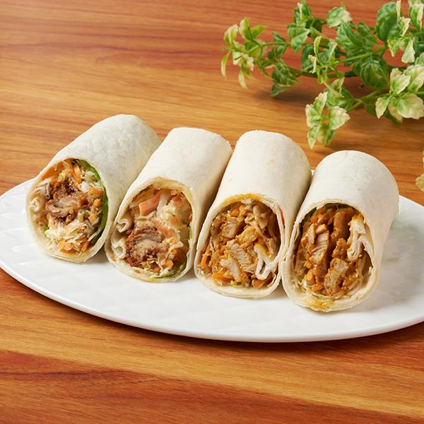 トルティーヤケバブ風チキンとタルタルチキン