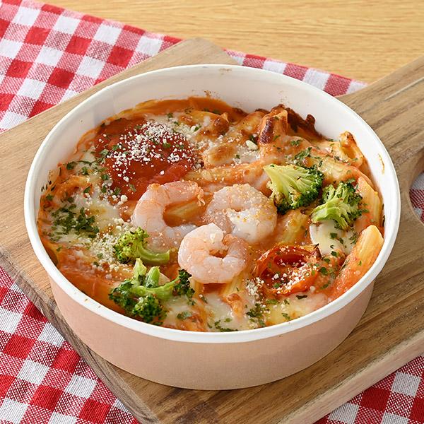 海老のトマトクリームグラタン