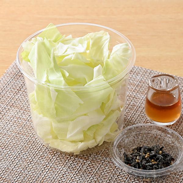 振って食べる！塩こんぶキャベツ