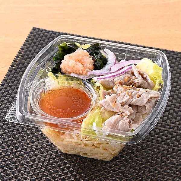 たんぱく質が摂れる！豚しゃぶおろしパスタサラダ