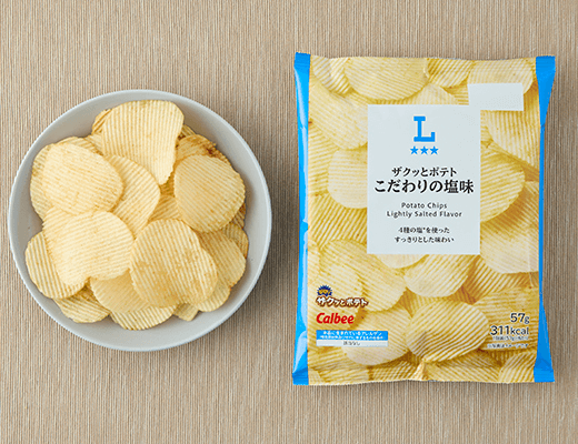 ザクッとポテトこだわりの塩味