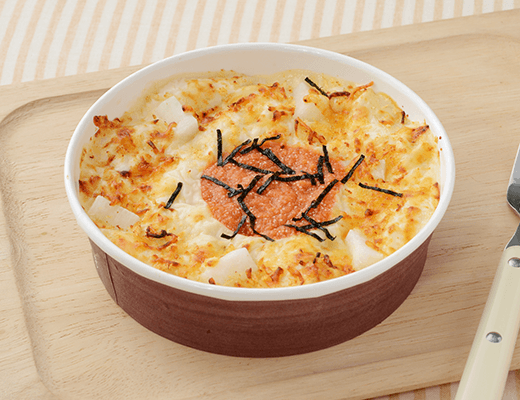 博多明太子使用明太もちチーズグラタン