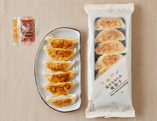 皮がなめらか焼餃子
