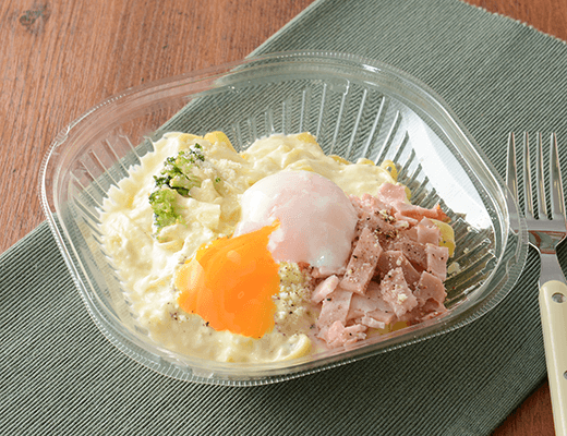 冷製生パスタカルボナーラ