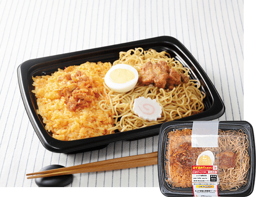 よくばり合体メシキムチ炒飯＆背脂焼ラーメン