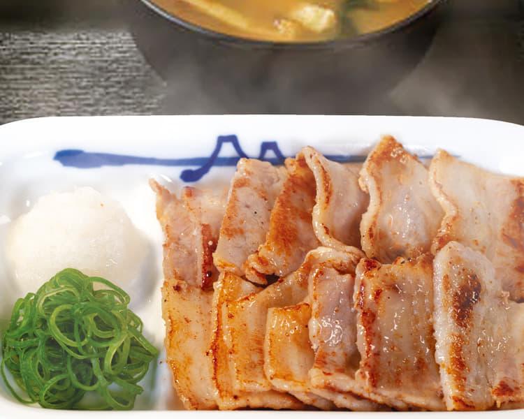 厚切り豚カルビ焼肉定食単品