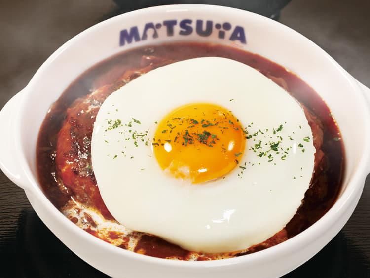 ブラウンソースエッグハンバーグ定食単品