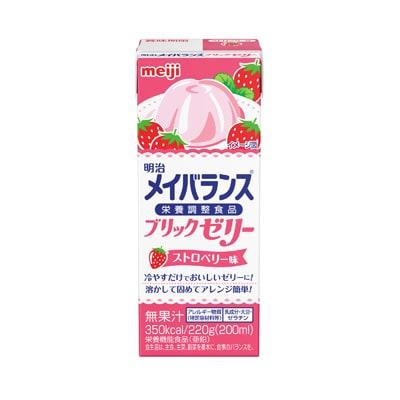 明治メイバランスブリックゼリーストロベリー味220g