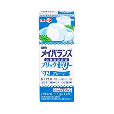 明治メイバランスブリックゼリープレーン220g