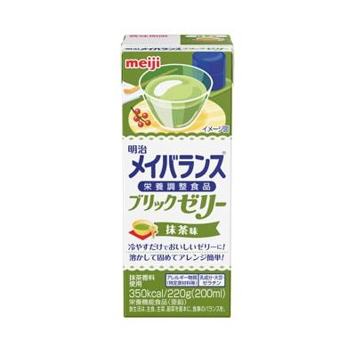 明治メイバランスブリックゼリー抹茶味220g