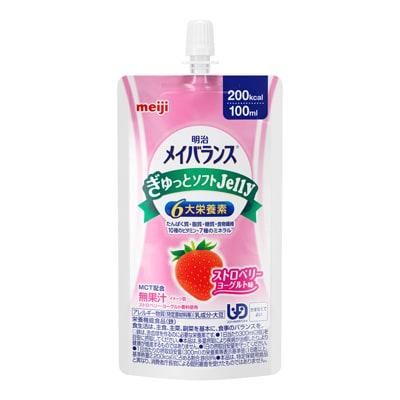 明治メイバランスぎゅっとソフトJellyストロベリーヨーグルト味100ml