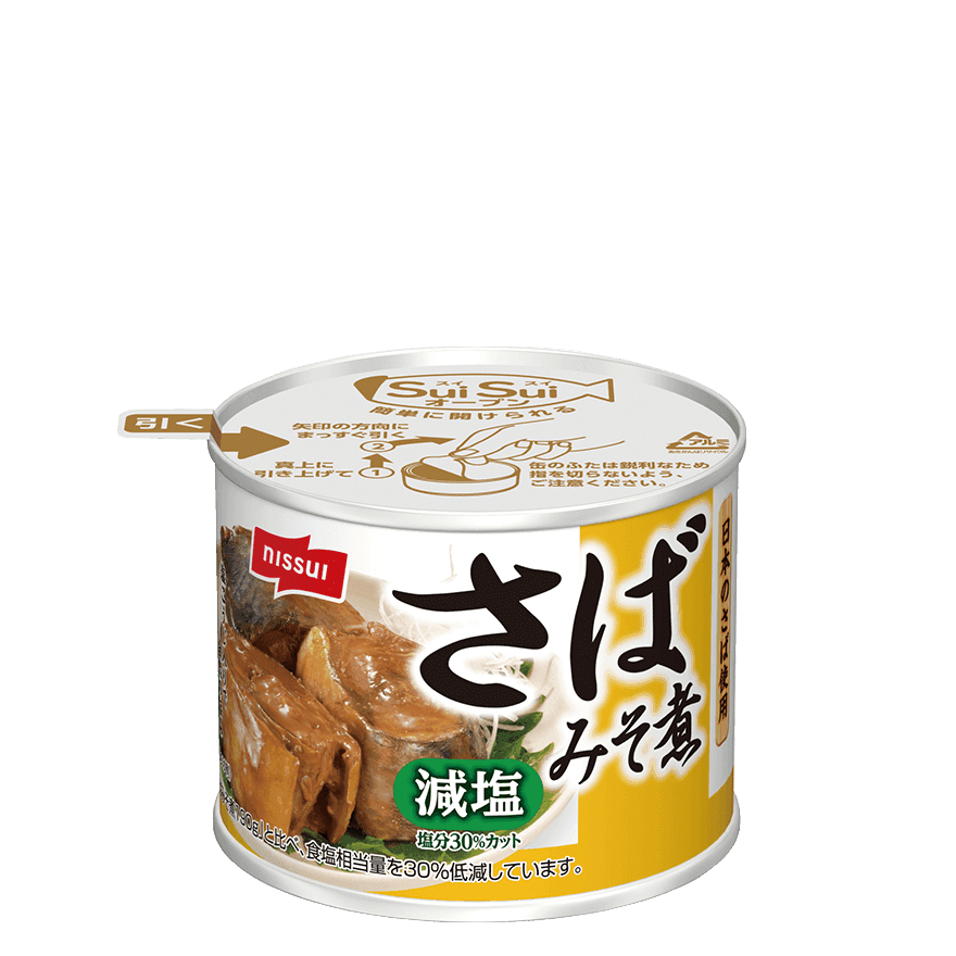 SuiSuiオープン減塩30%さばみそ煮