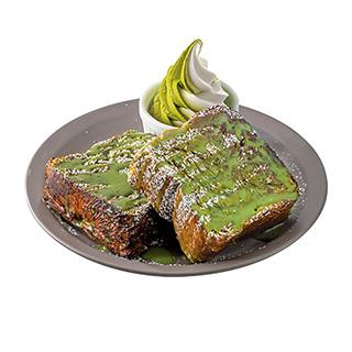 抹茶香るデニッシュフレンチトースト～お抹茶ソフト添え～(ミックス)