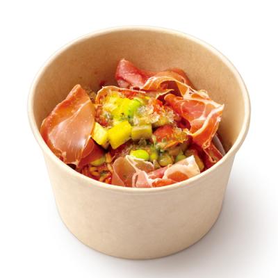 ≪テイクアウト・デリバリー≫夏期間限定１２３夏野菜とハモンセラーノの冷製トマトパスタ