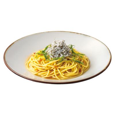９２梅肉と釜揚げしらすのおだしパスタ