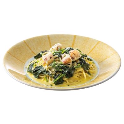 ２２やりいかとほうれん草のクリームソース