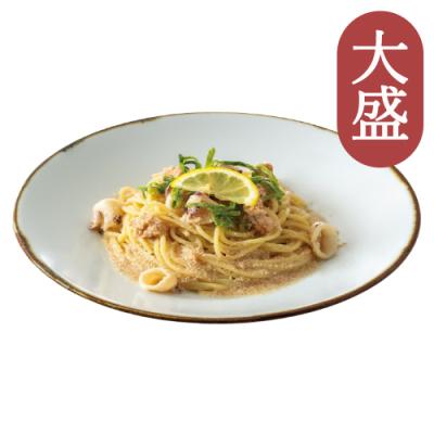 ≪信濃町店限定≫６４【大盛】やりいかと”ぷちぷちたらこ”のバターパスタ