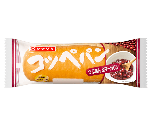 コッペパン（つぶあん＆マーガリン）