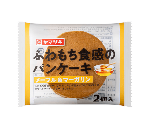 ふわもち食感のパンケーキ（メープル＆マーガリン）